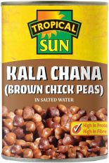 Tropical Sun Kala Chana (Brown Chick Peas) 400g