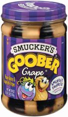 Smucker's Goober Peanut Butter & Grape Jelly Stripes 510g (18oz)