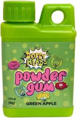 DOPEY HEADS Powder Gum Green Apple Flavour 40g