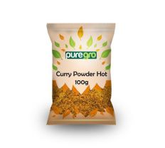 Puregro HOT Madras Curry Powder 100g