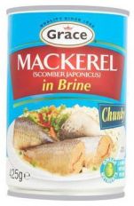 Grace Mackerel in Brine 425g