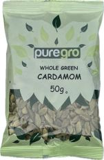 Puregro Whole Green Cardamom 50g