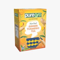 Puregro Ginger & Turmeric Tea 40g (20 TEA BAGS)