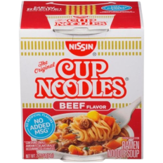 NISSIN Beef Flavor Cup Noodles 64g