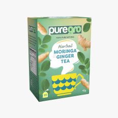 Puregro Moringa & Ginger Tea 40g (20 TEA BAGS)