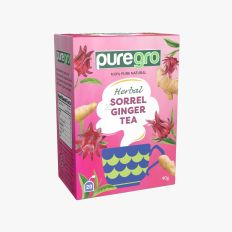 Puregro Sorrel & Ginger Tea 40g (20 Tea Bags)